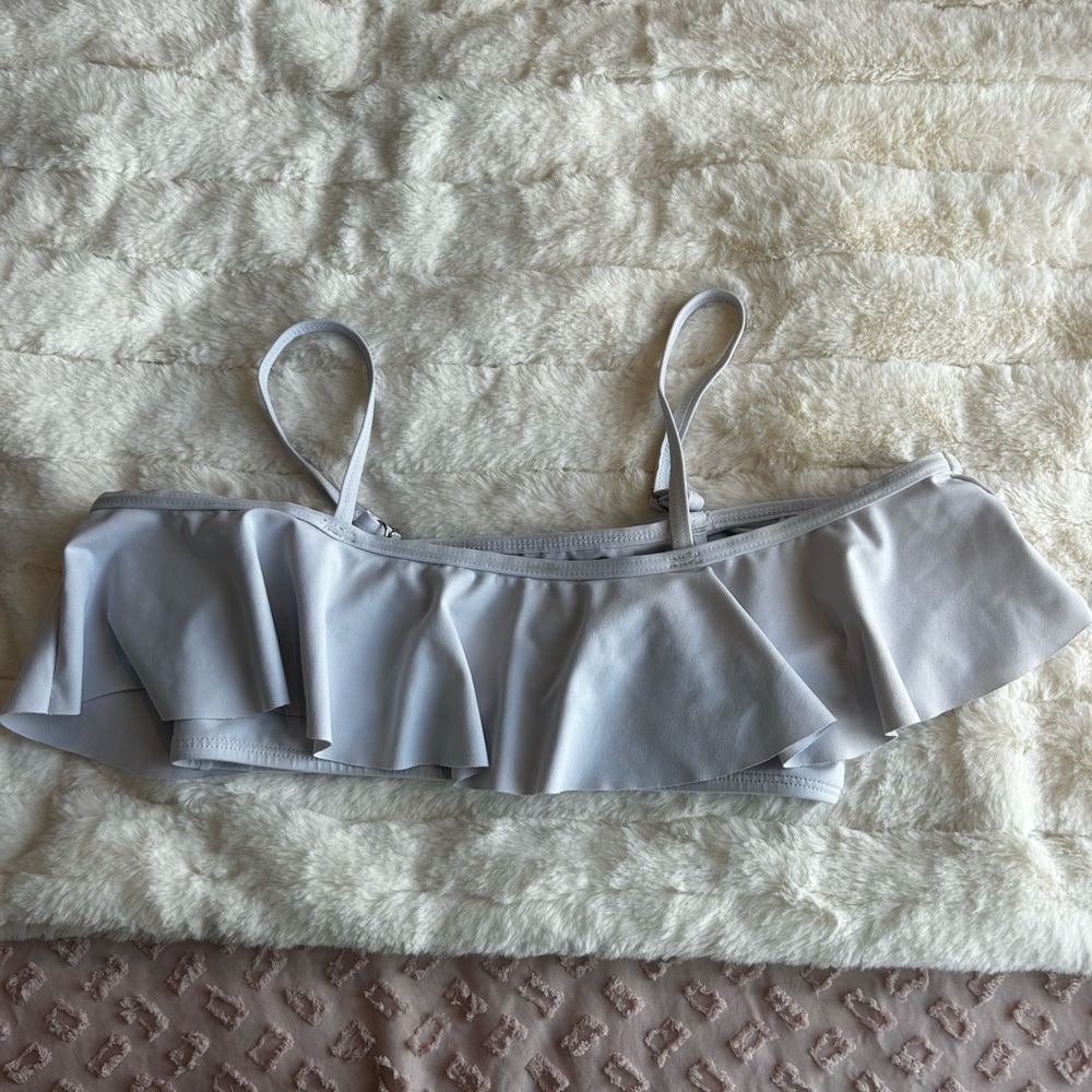 Shein white bathing suit top